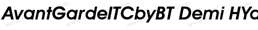 AvantGardeITCbyBT Demi HYa3gj字体转换